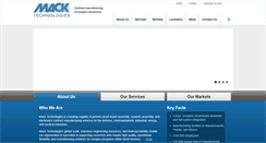 Desktop Screenshot of macktech.com